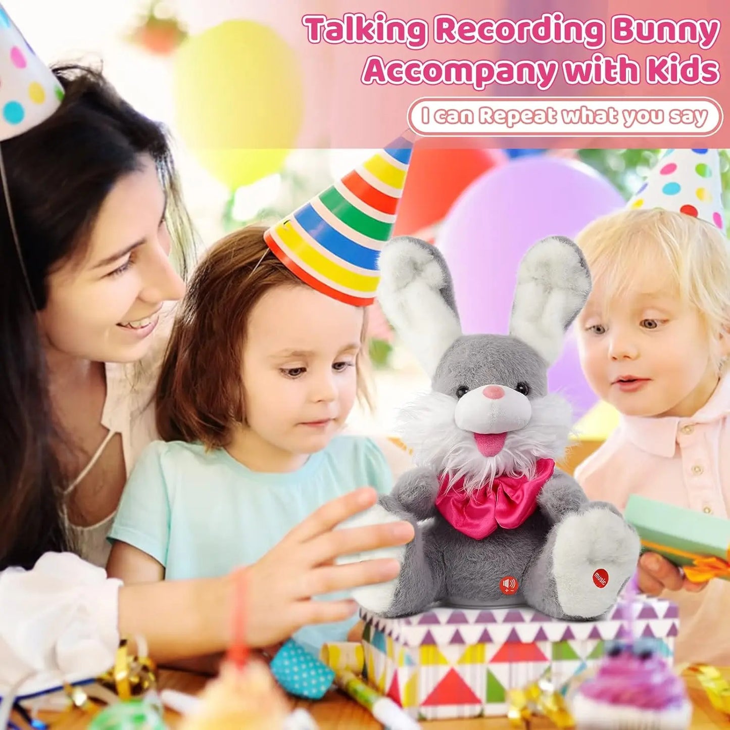 π° Easter Talking Bunny β Repeats What You Say & Plays Peek-A-Boo