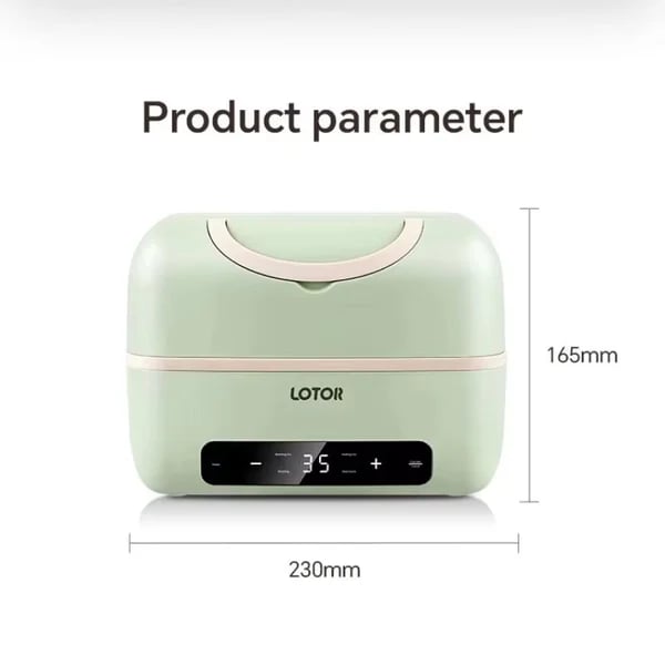 đ„Hot Sale 49% OFFđ„1.2L Portable Electric Lunch Box with Double-Layer