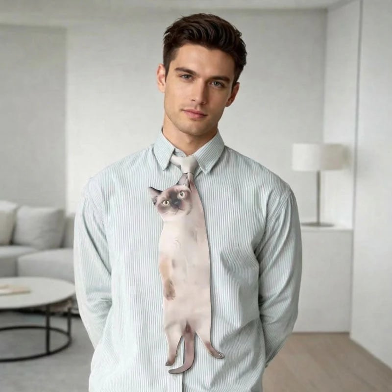 🐱 Cute Cat Tie
