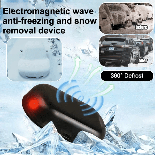 🔥❄️2025 Newest Electromagnetic Snow and Ice Prevention Device (Solar Powered)