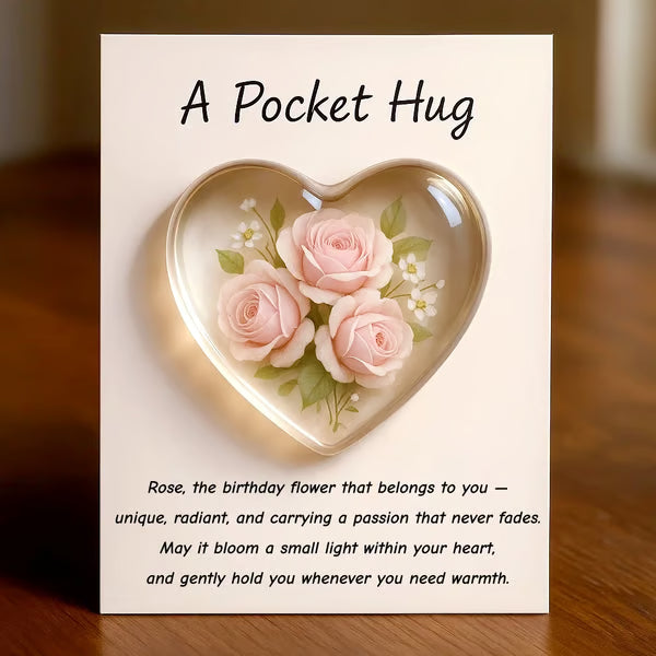 🎁🌺Birth Flower Pocket Hug
