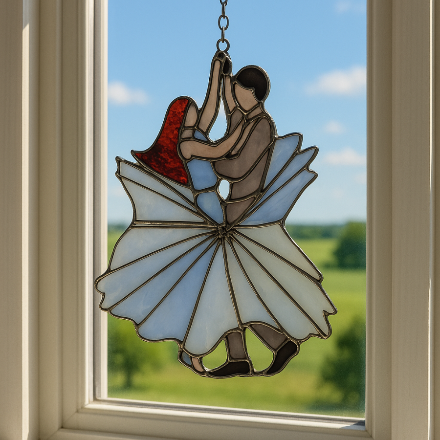 ๐๐ค Handmade Stained Acrylic Spinner