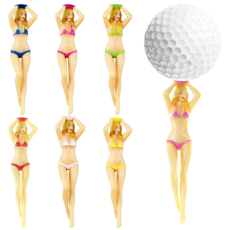 6PCS Funny Golf Tees, Mixed color