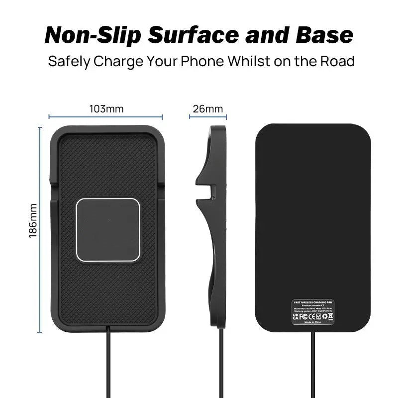 🔥Last Day 49% OFF-🚗⚡ Fast & Easy 15W Wireless Car Charger