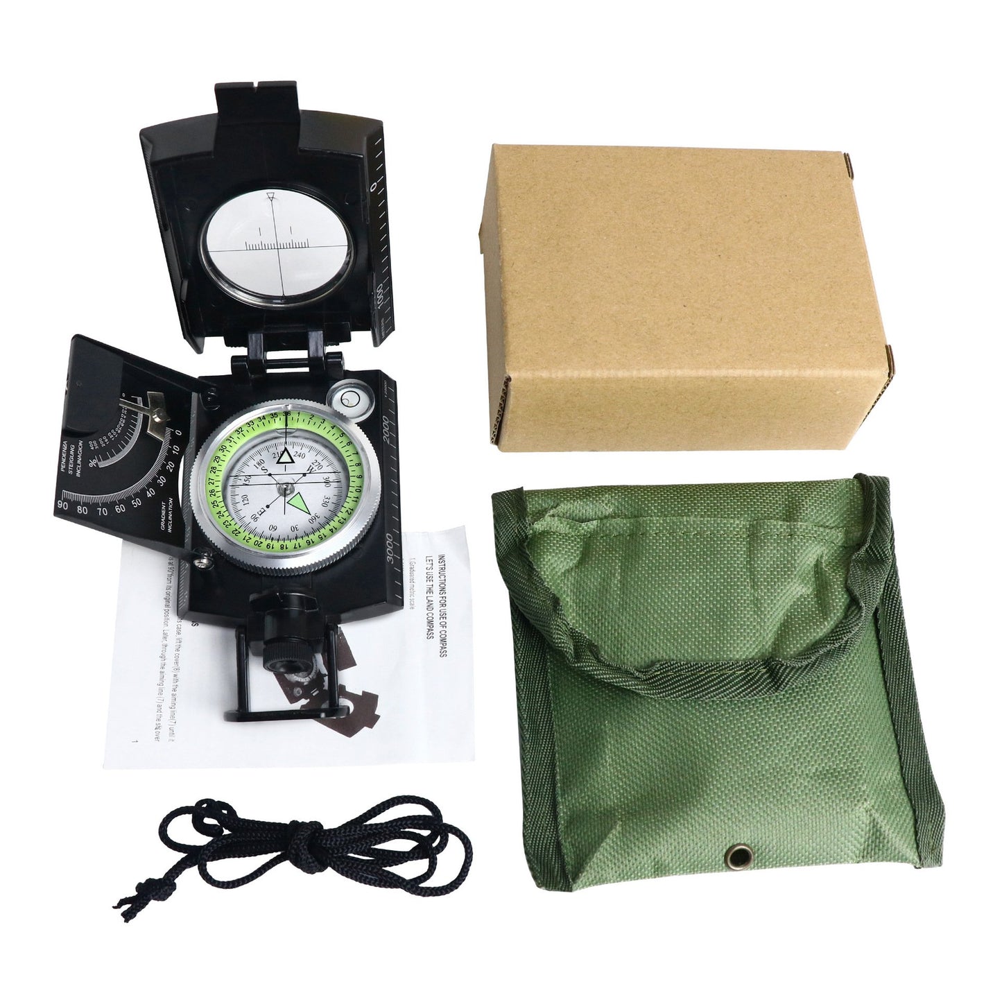 🎁Multifunctional Military Aiming Navigation Compass Compass