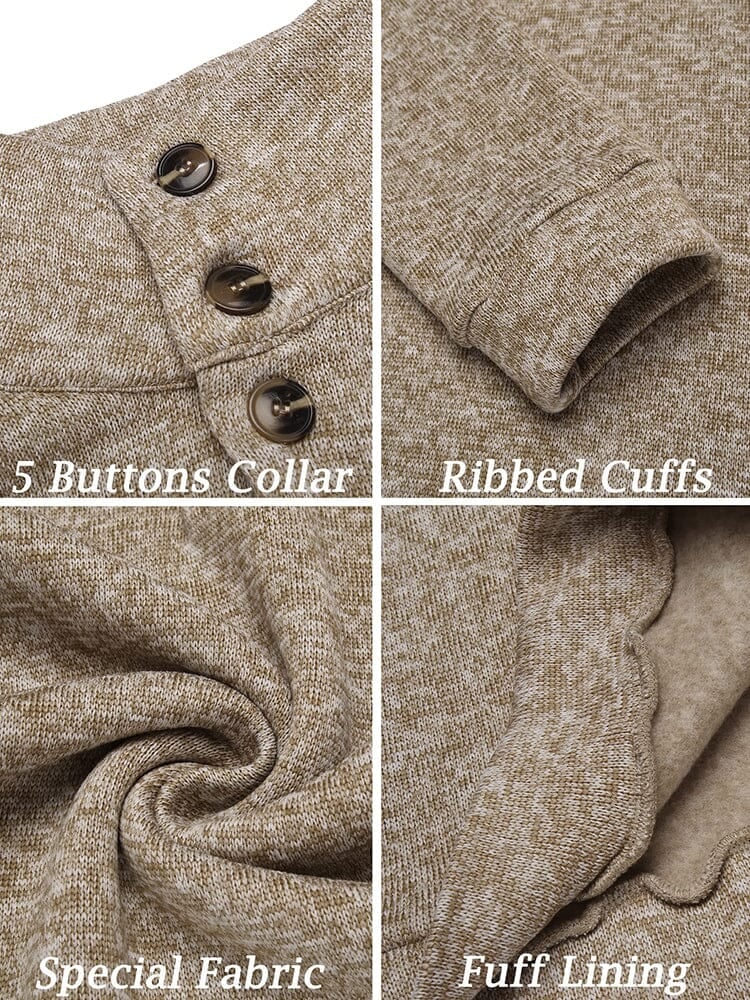 Men's Fitted Long Sleeve Turtleneck Pullover Sweater