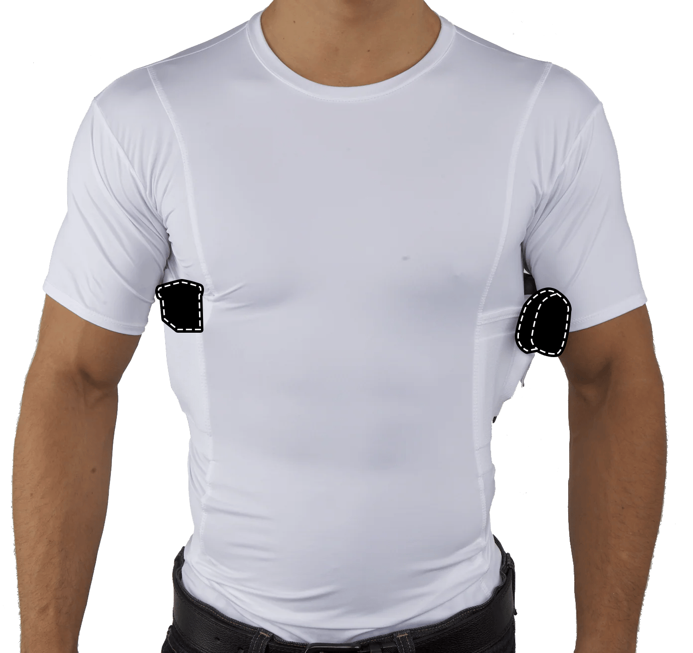 Ghost Tee-Concealed Carry Crew Neck Tee