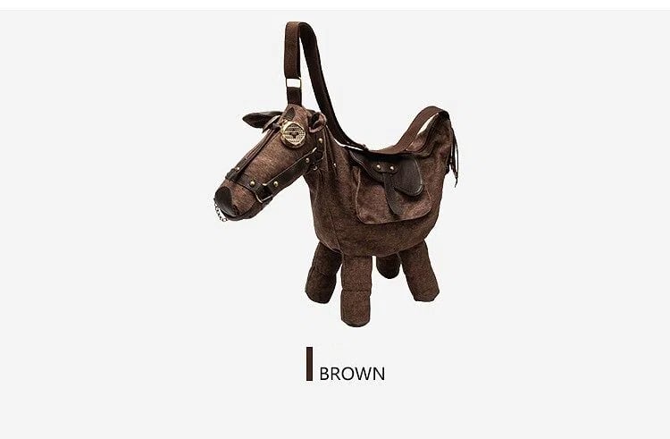 🐴✨ Unique Horse-Shaped Shoulder Bag