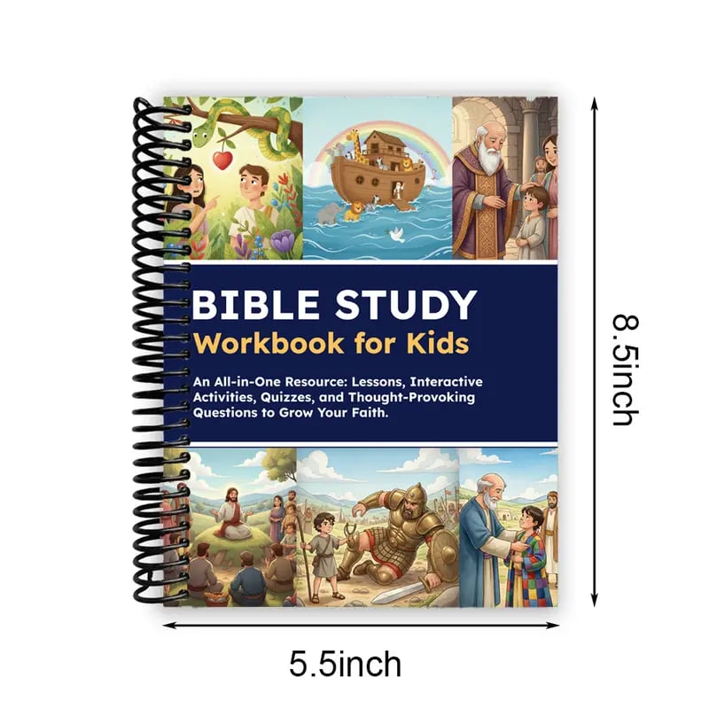 Bible Study Workbook for Kids Notbook