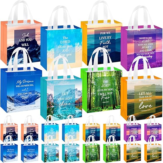✝️Christian Gifts: Inspirational Bible Verse Gift Bags – Inspire Your Faith Journey🌸
