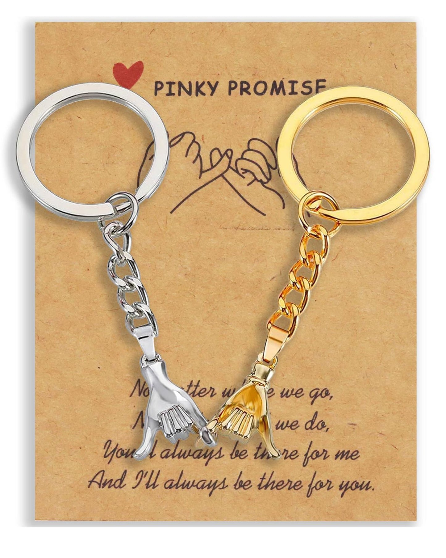 🎁💖Valentines Day Gifts💖 Pinky Promise Gift Matching Couple Gifts