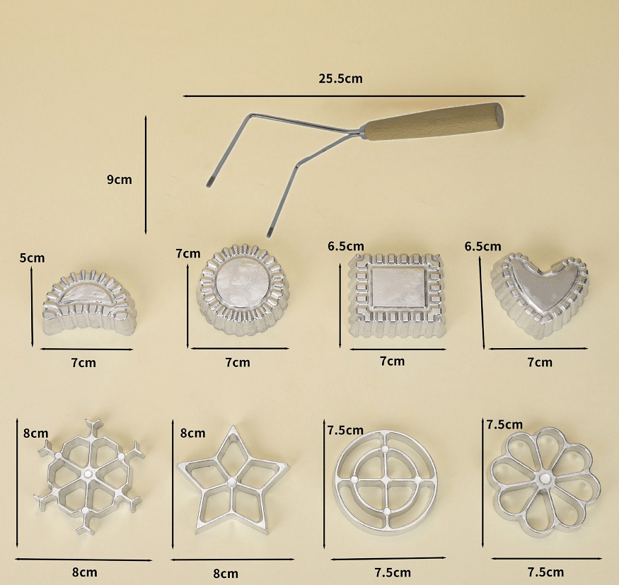 Nordic-Style Rosettes & Timbale Pastry Mold Set