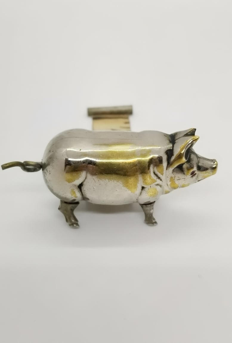 📏Antique-Inspired Pig Mini Tape Measure