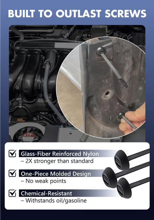 Universal Nylon Cable Tie Clasp