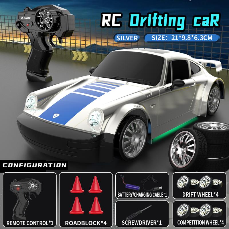 🎄Gifts For Children🎁🏀RC Drift Racing Car 1:20 Scale Model with 2.4GHz Remote 360° Spins & LED Lights