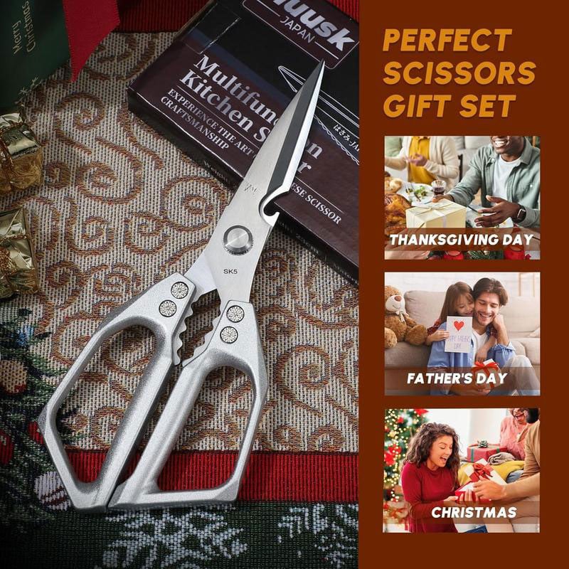 Kitchen Scissors All Purpose - Stainless Steel Kitchen Shears