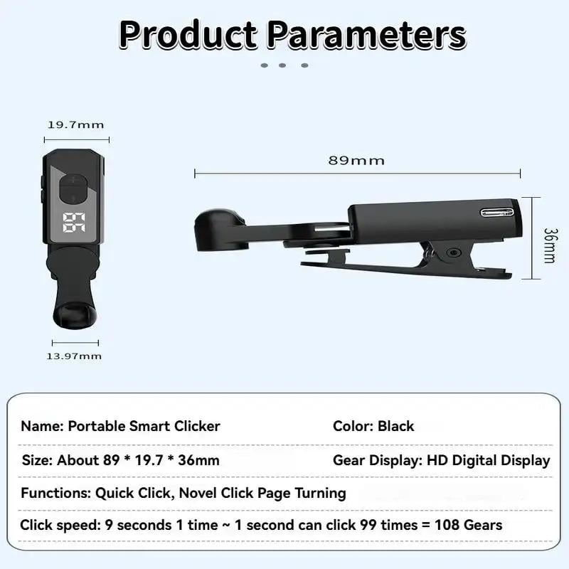✨Rechargeable version Automatic Clicker💖
