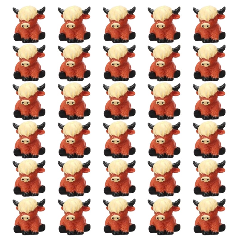 đđ„ Easter Mini Highland Cow Figurines