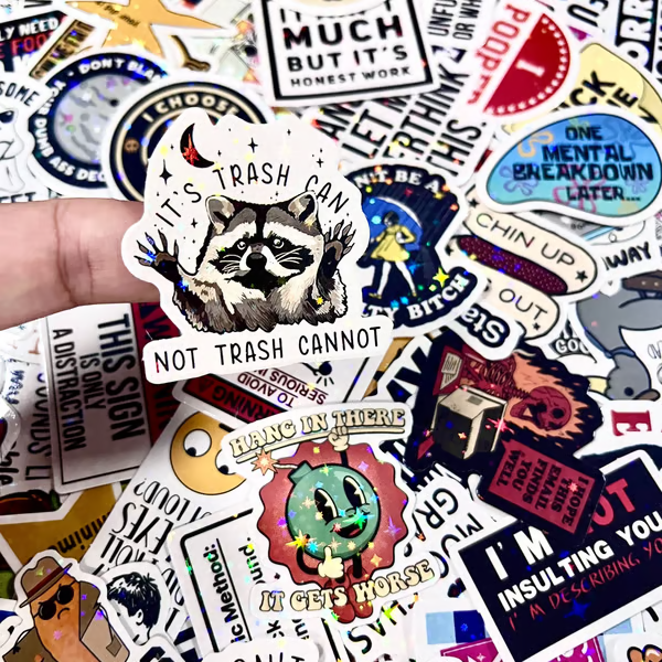 130pcs Funny Stickers for Adults