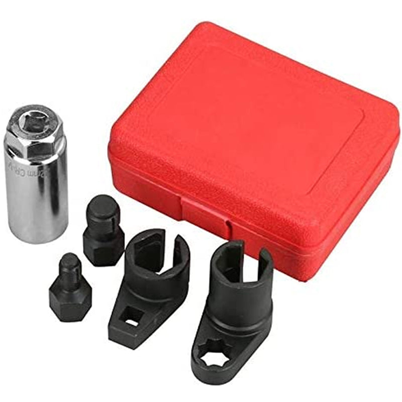 ð§Automotive O2 Sensor Offset Socket & Thread Chaser 5 PCS Set