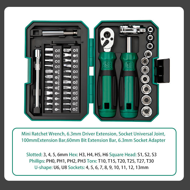 Portable & Multi-Functional 40 PCS Screwdriver Set