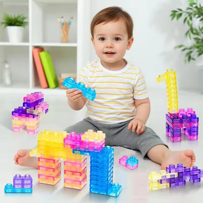 Gummy Blocks - 40pcs | Montessori, Sensory, Squishy and Stretchable