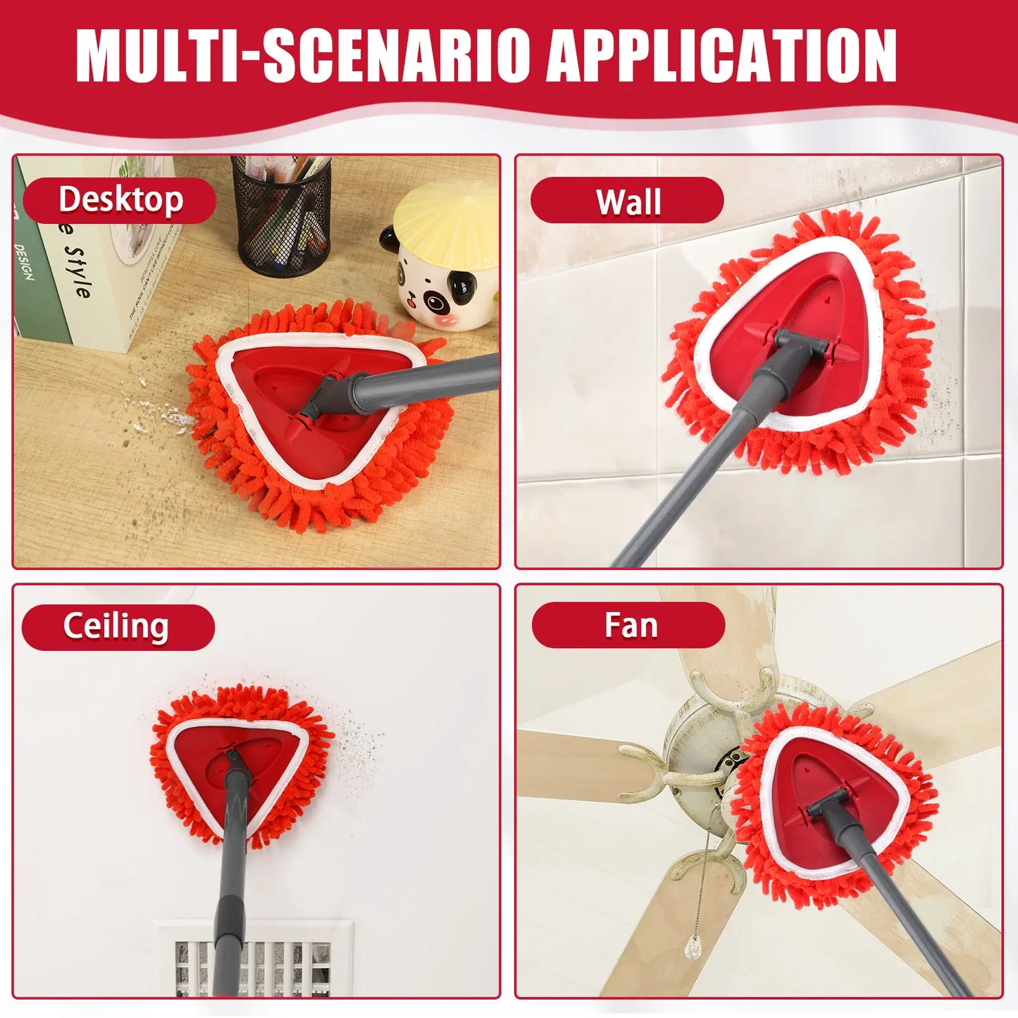 Duster Replacement Heads , Long-Handle Dry Cleaning Refills