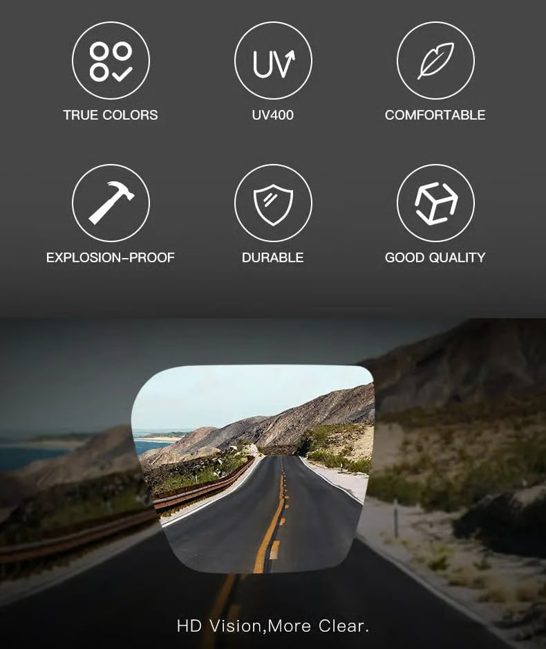 ☀️🕶️UV400 Photochromic Polarized Safety Glasses – 🥇Impact Resistant Outdoor Sports & Work Eyewear✨
