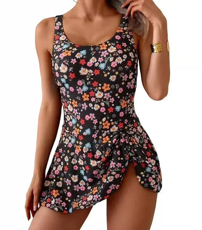 👙Last Day Special Price!!💃Women's One Piece Tummy Control Tie Knot Swimsuit