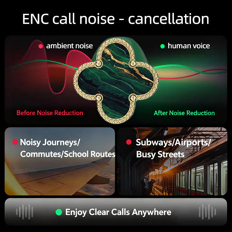 Four-Leaf Clover Bluetooth Headphones