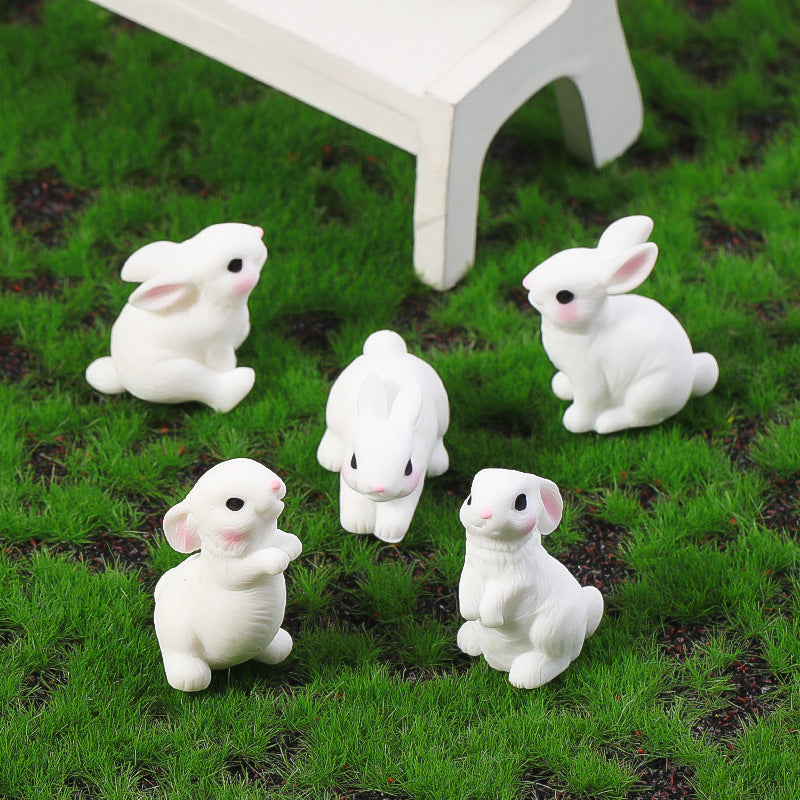 15pcs Mini Rabbit Animal Figures Toy