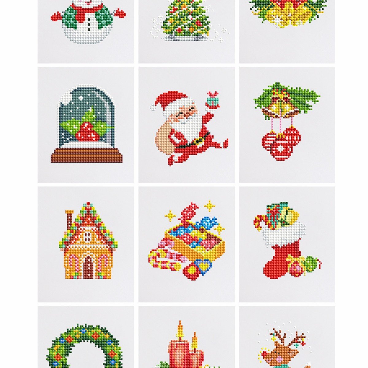 ✨ Mini Diamond Painting Postcard Set