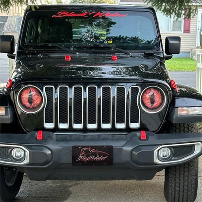 🔥  Beast Eyes Headlight Decals (1 Pair)