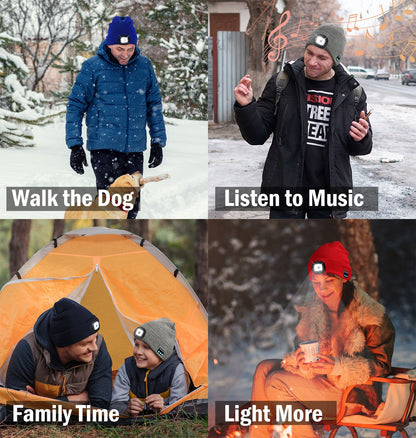 🎄🎅3-in-1 Function Bluetooth Beanie