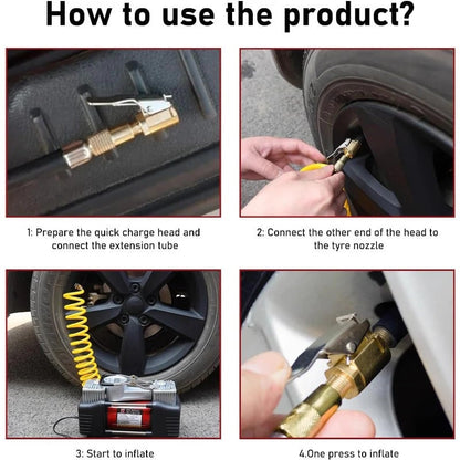 🔧Brass Tire Air Chuck