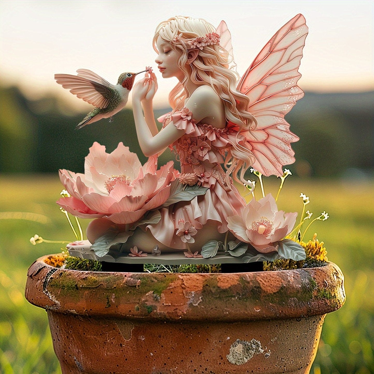 Bohemian Fairy Flower Pot Decoration