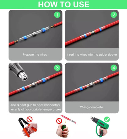 100pcs Solder connectors