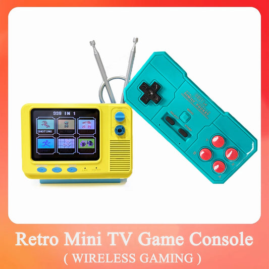 Retro Mini TV Game Console with Wireless Controller