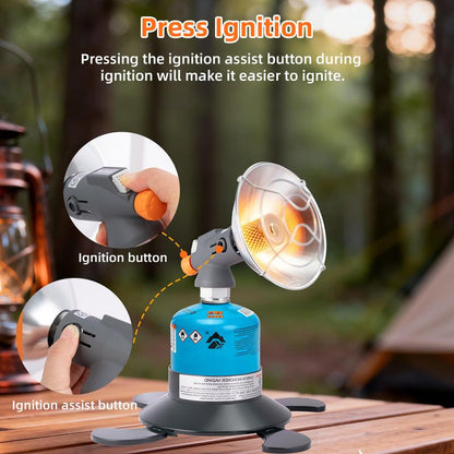 🏆45K+ SOLD🏕️Portable Outdoor Heater- Suitable For Outdoor Camping Tent Garage Fishing