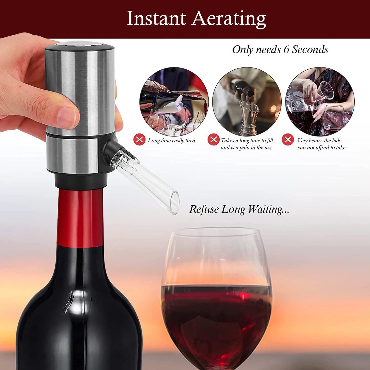 🍷Electric Wine Aerator and Dispenser