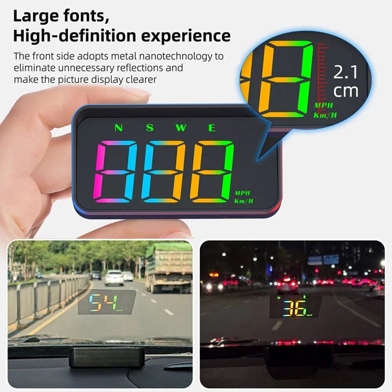 🔥🚗In-vehicle Glass Projection HUD (Head-up Display)