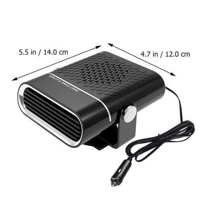✨🚗Portable Electric Car Heater Fan — 360° Rotation Fast Heating Window Fan Windshield Defogger