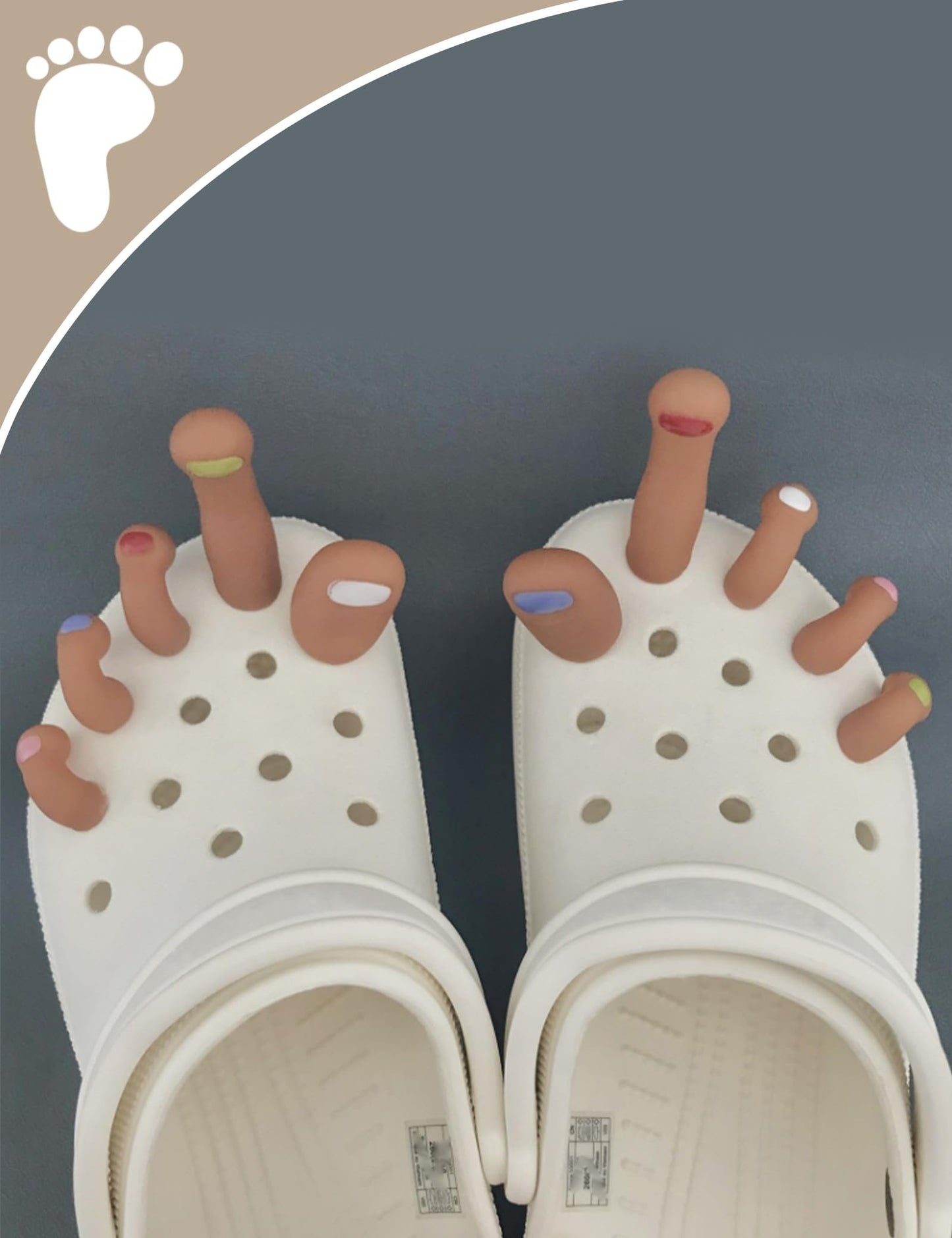 Funny Toe Charms(10 Pieces)