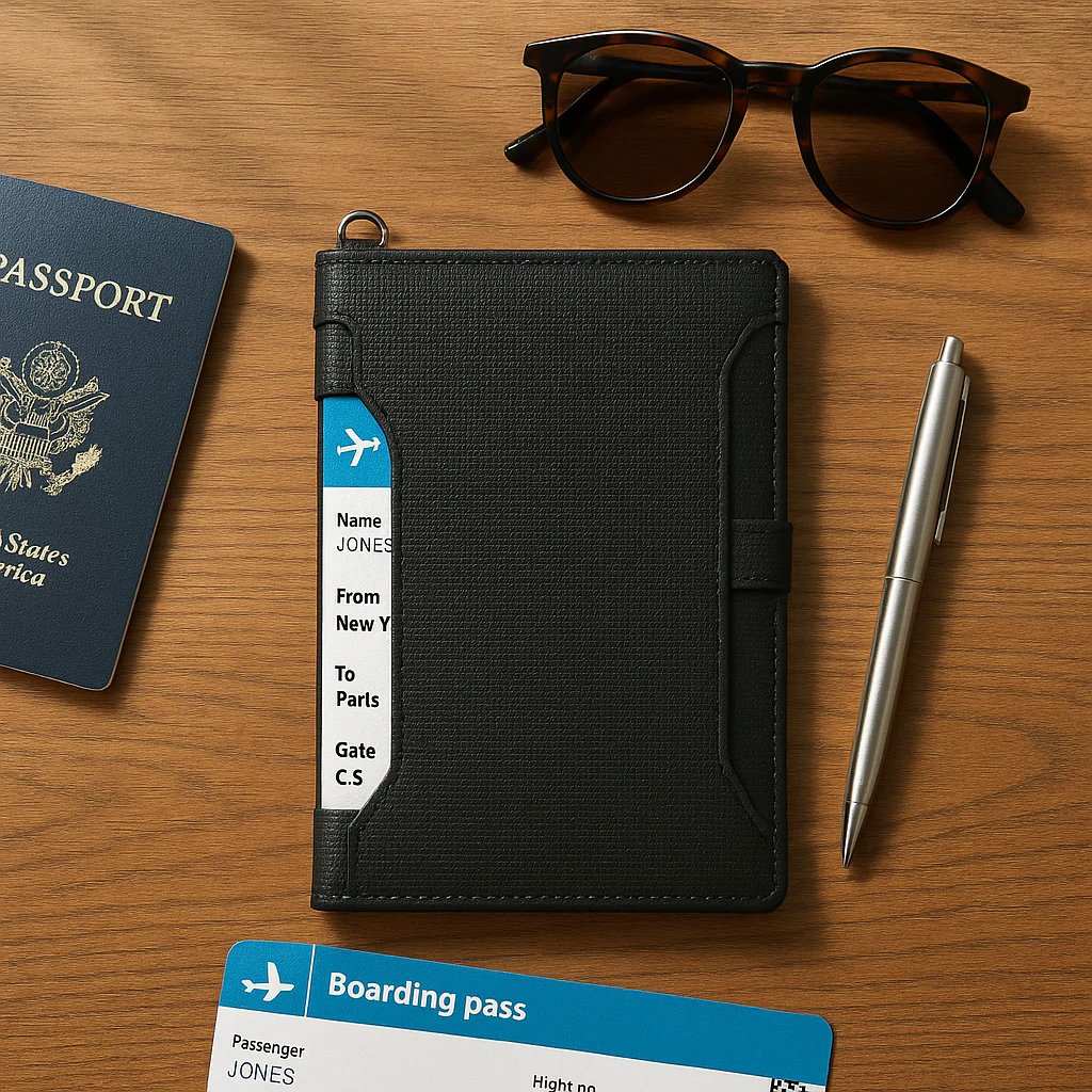 ✈️RFID Travel Wallet - Passport Holder & Travel Organizer