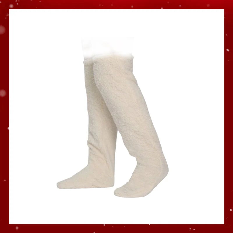 💕Velvety Fleece Knee Socks For Christmas❄️