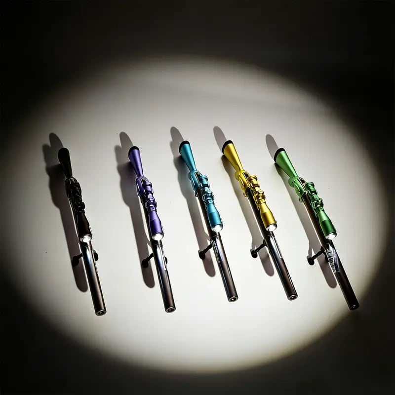 Military-Inspired LED Rifle Pen – Smooth Writing & Unique Design