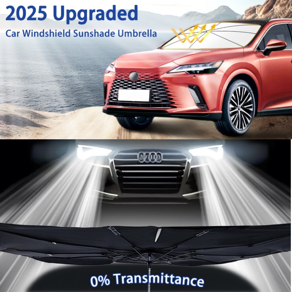 🔥Last Day 49% OFF - 2026 Upgraded Car Windshield Sun Shade Umbrella