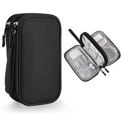 🔥Last Day 49% OFF - Travel Cable Organizer Pouch, Double Layers All-in-One Storage Bag for Cord