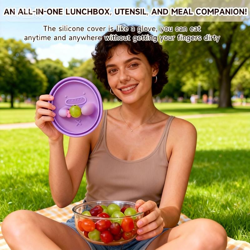 🍪No-Mess Snack Box🧤-Snack Anywhere