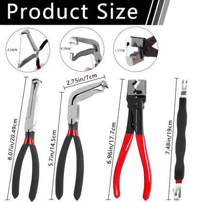 5PCS Automotive Electrical Disconnect Pliers Tool Set